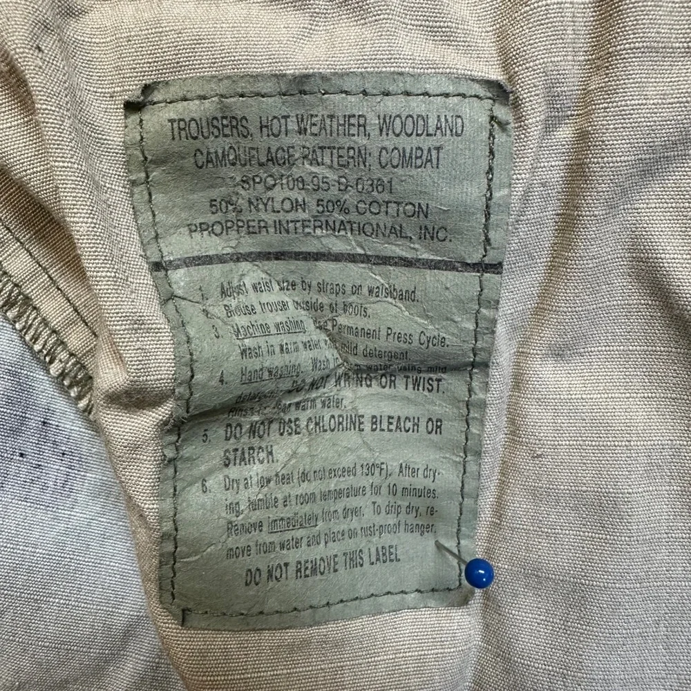 Propper International BDU Cargo Pants Mens XL Regular Green Camo